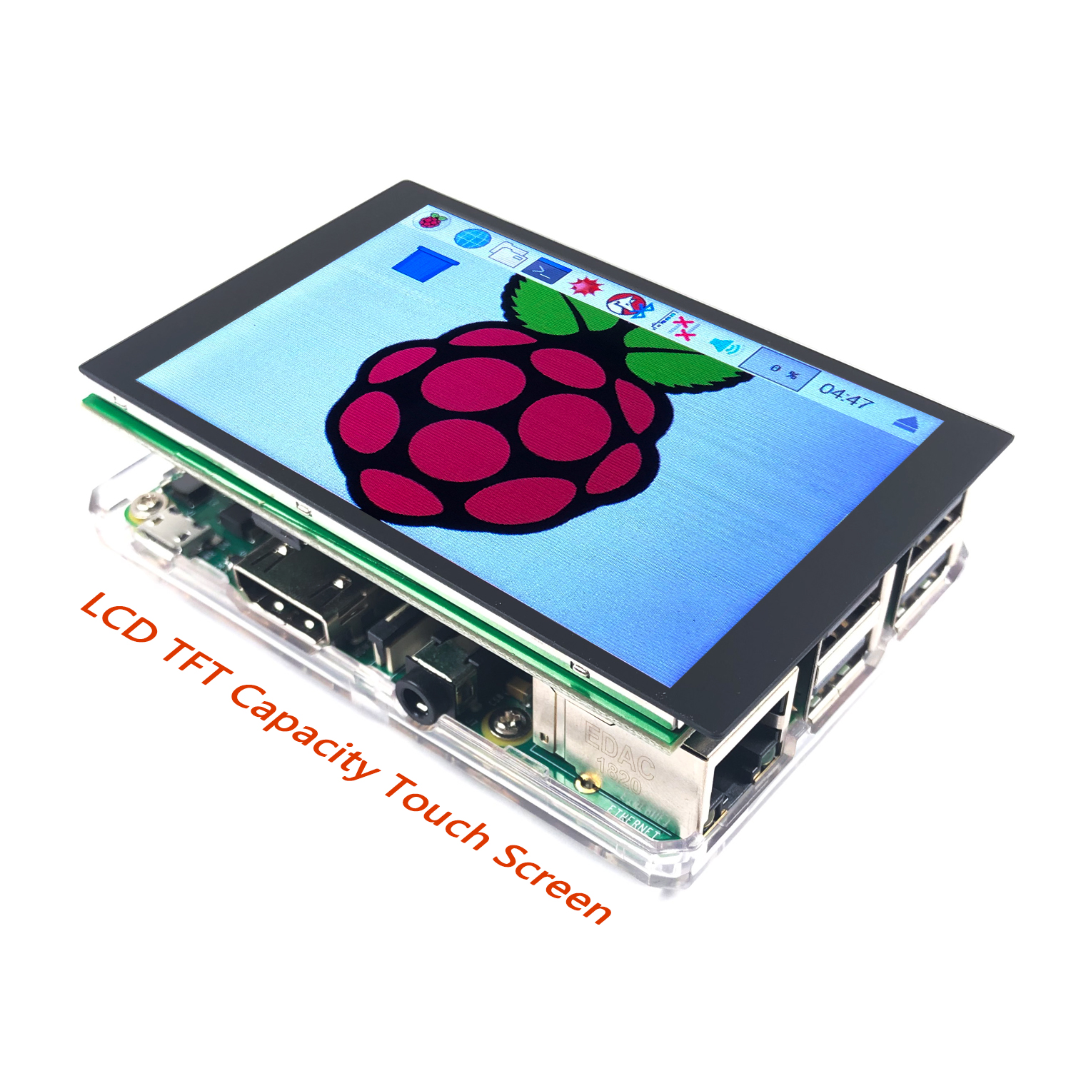 B Plus Semoic LCD MHS 3.5 Pouces Tft Appuyez sur LéCran avec SPI 50 Fps Affichage pour Raspberry Pi 3 ModèLe B/B