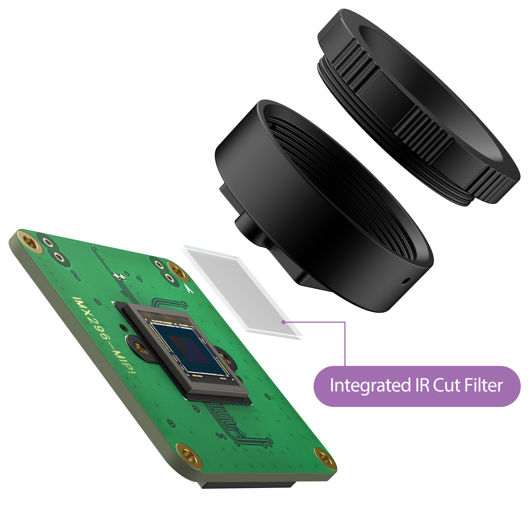 CAM-IMX296Color-GS, Raspberry PI GS Camera With Color Sensor CAM-IMX296Color-GS, Raspberry PI GS Camera With Color Sensor