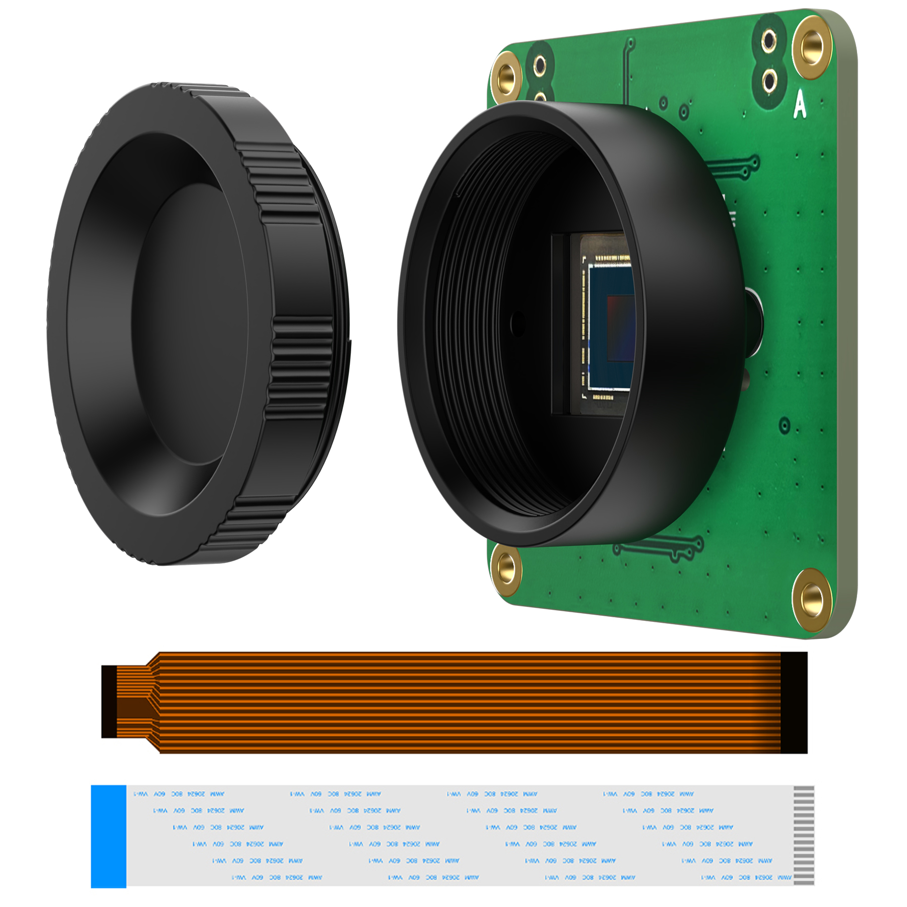 CAM-IMX296Color-GS, Raspbery PI GS Camera With Color Sensor Support  External Trigger